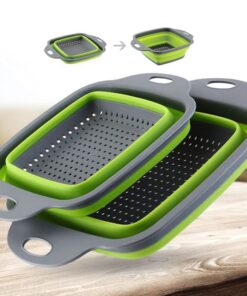 Square Foldable Washing Basket Colander